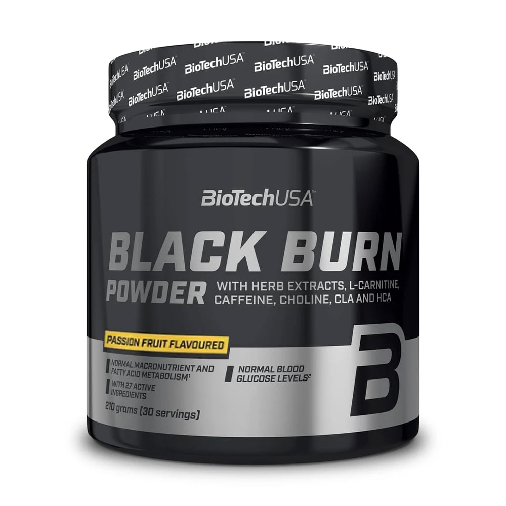 Жироспалювач BioTechUSA Black Burn Маракуя, в порошку, 210 г