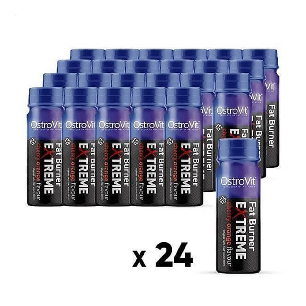 Жироспалювач OstroVit Fat Burner Extreme Shot Вишня та апельсин, в рідині, 20*80 мл